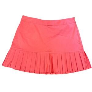 Lady Hagen Pleated Leigh Golf Skort Tennis Pickleball Zumba Sz 12 Sporty Coral